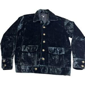 Men's Black Velvet Jacket